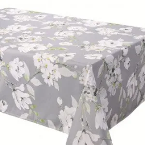 Tablecloth - Dahlia - Grey Table Linens Dinner Party