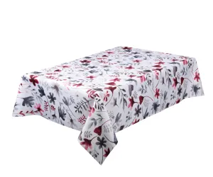 Tablecloth - Finesse - Red Table Linens Dinner Party
