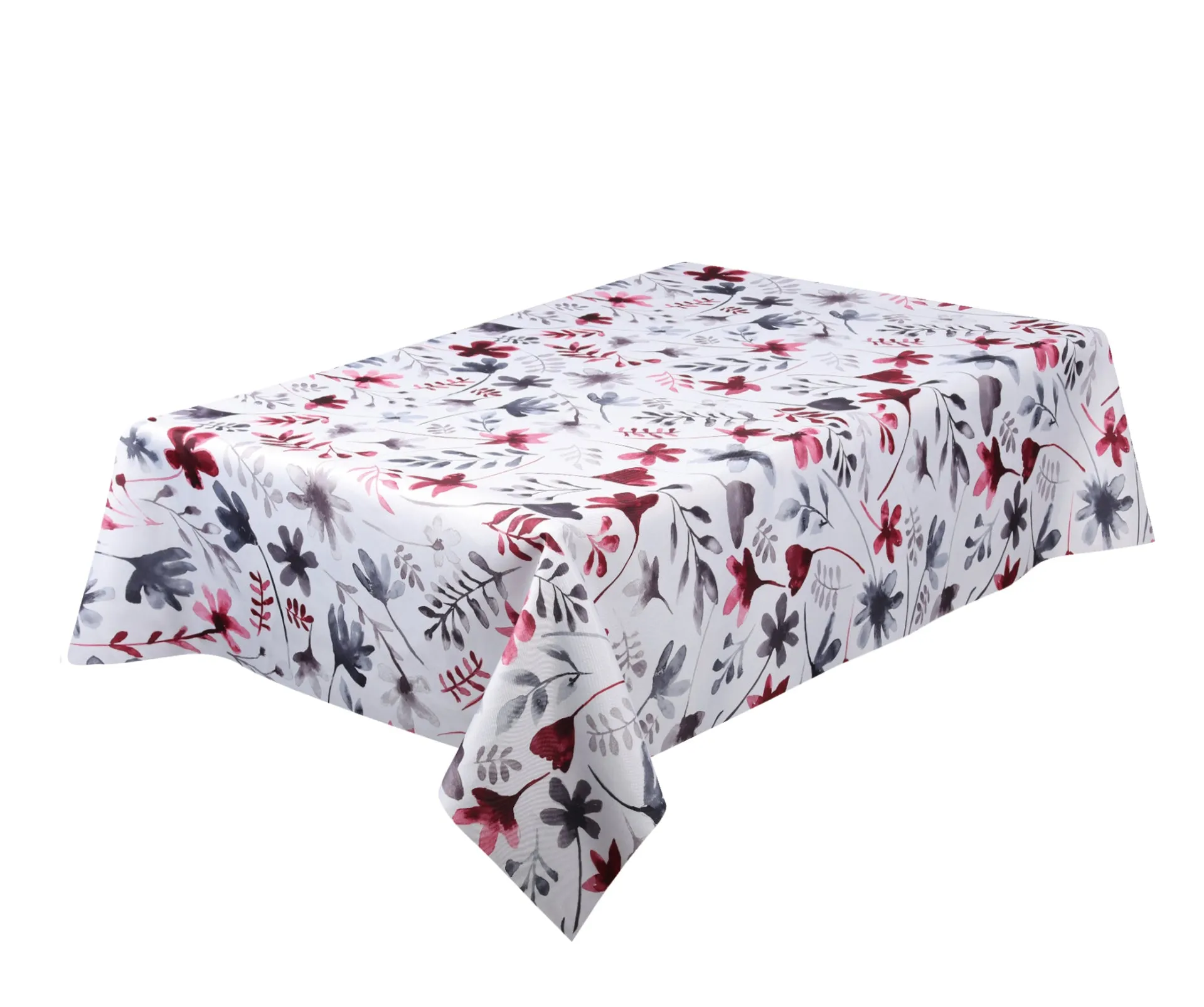 Tablecloth - Finesse - Red Table Linens Dinner Party