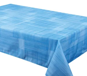 Tablecloth - Geo - Blue Table Linens Dinner Party