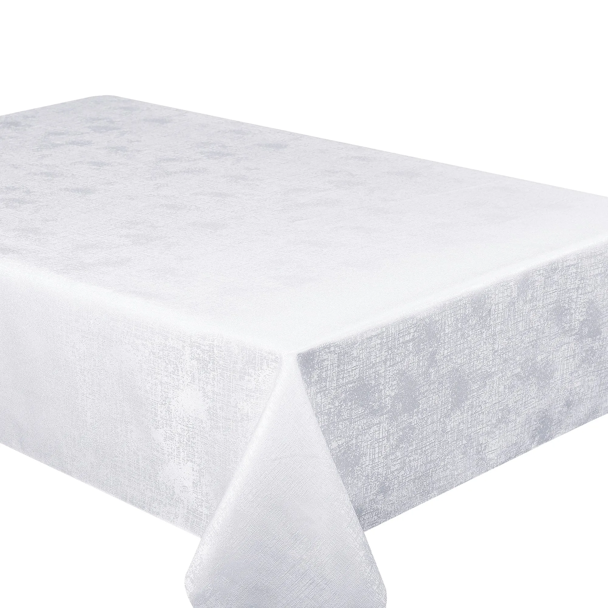 Tablecloth - Glimmer - White Table Linens Dinner Party