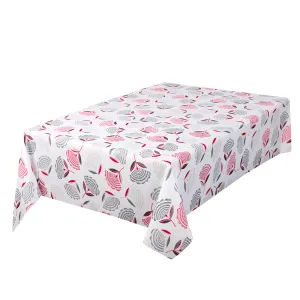 Tablecloth -Karter - Red Table Linens Dinner Party