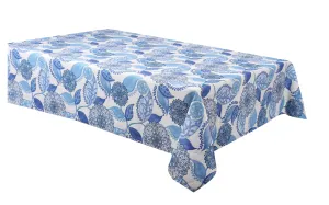 Tablecloth - Madeira - Blue Table Linens Dinner Party