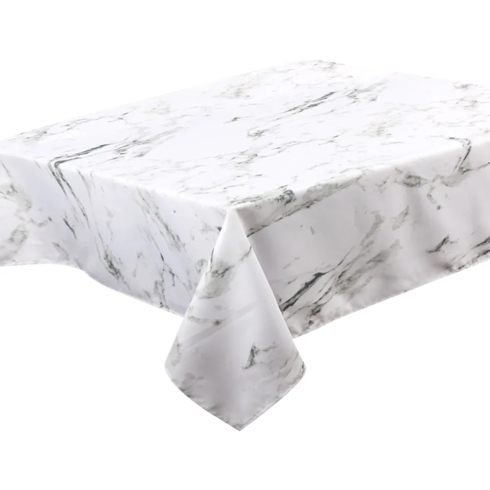 Tablecloth - Marble - Grey Table Linens Dinner Party