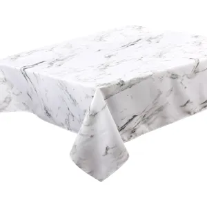 Tablecloth - Marble - Grey Table Linens Dinner Party