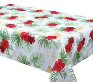 Tablecloth - Maui - White Table Linens Dinner Party