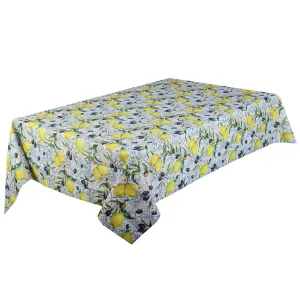 Tablecloth - Mediterranean Delight - Yellow Table Linens Dinner Party
