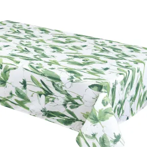 Tablecloth -Natalia - Green Table Linens Dinner Party