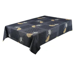 Tablecloth - Pacific - Black Table Linens Dinner Party