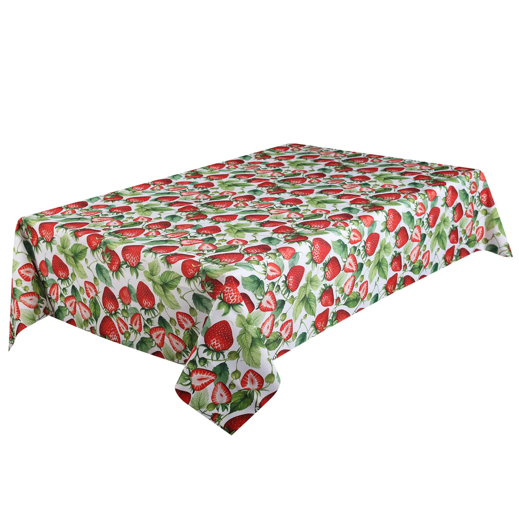 Tablecloth - Strawberry - Red Table Linens Dinner Party