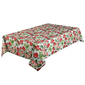 Tablecloth - Strawberry - Red Table Linens Dinner Party