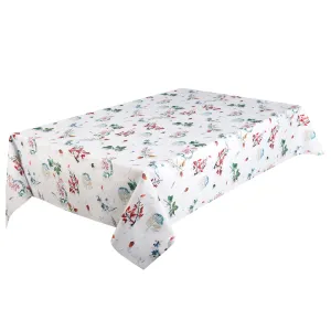 Tablecloth - Summer Leaves - Multi Table Linens Dinner Party
