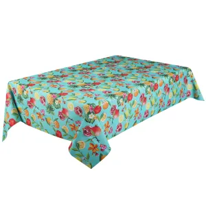 Tablecloth - Tropical Fiesta - Aqua Table Linens Dinner Party