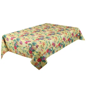 Tablecloth - Tropical Fiesta - Yellow Table Linens Dinner Party