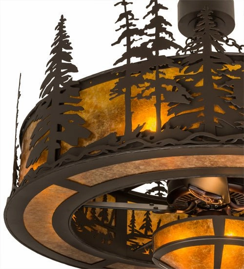 Tall Pines 11 Light Chandel-Air Fandeliers at discount prices