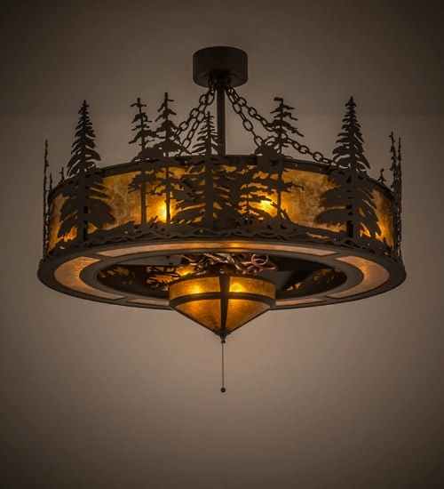 Tall Pines 11 Light Chandel-Air Fandeliers at discount prices