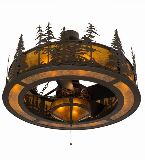 Tall Pines 11 Light Chandel-Air Fandeliers at discount prices