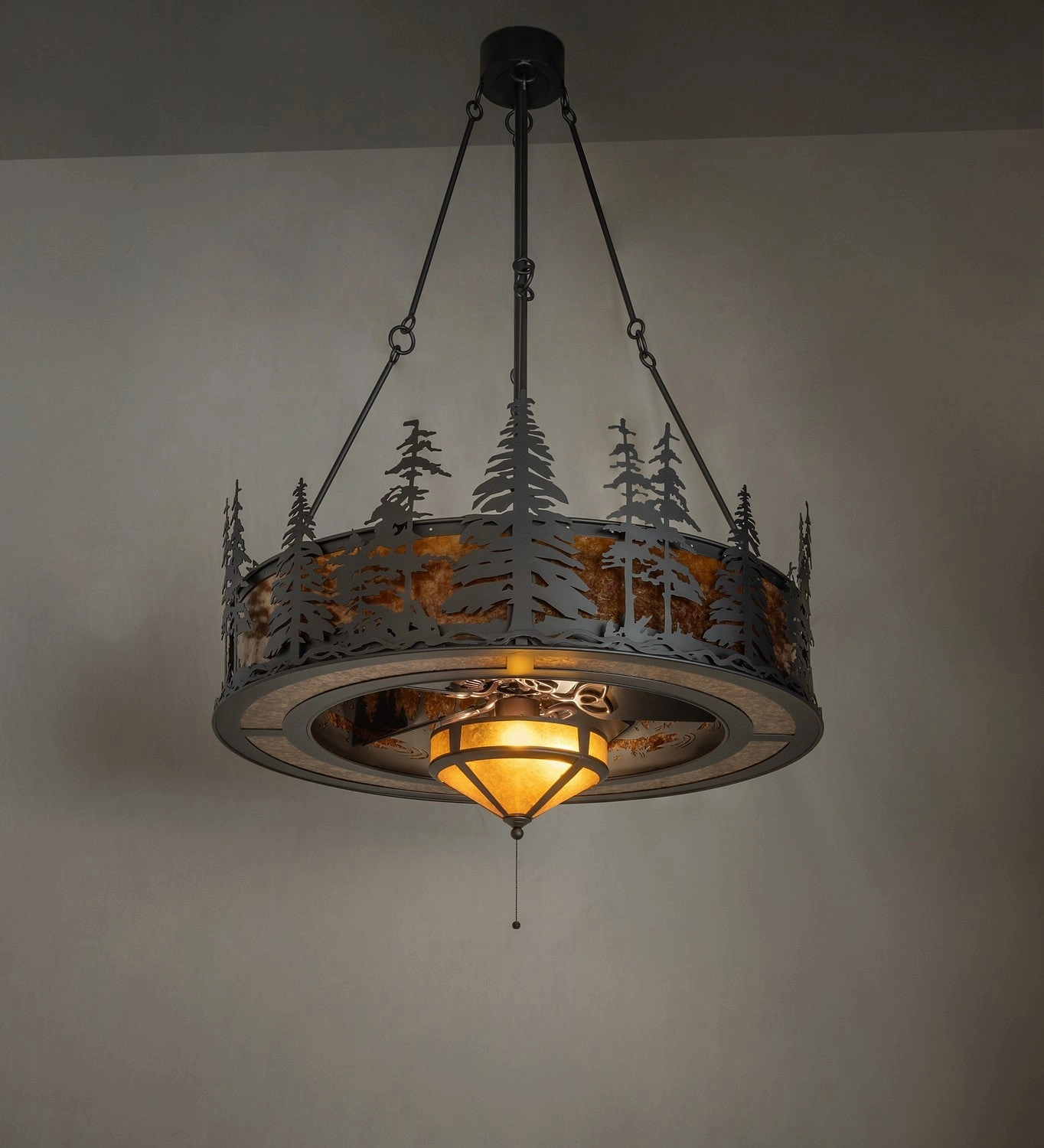Tall Pines 11 Light Chandel-Air Fandeliers at discount prices