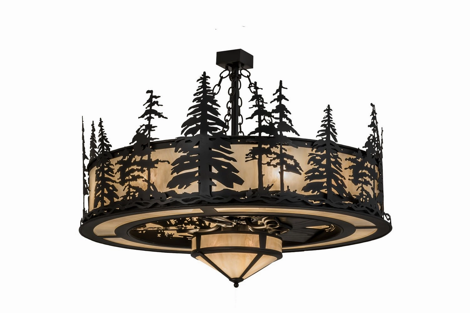 Tall Pines 11 Light Chandel-Air Fandeliers FANS on sale now