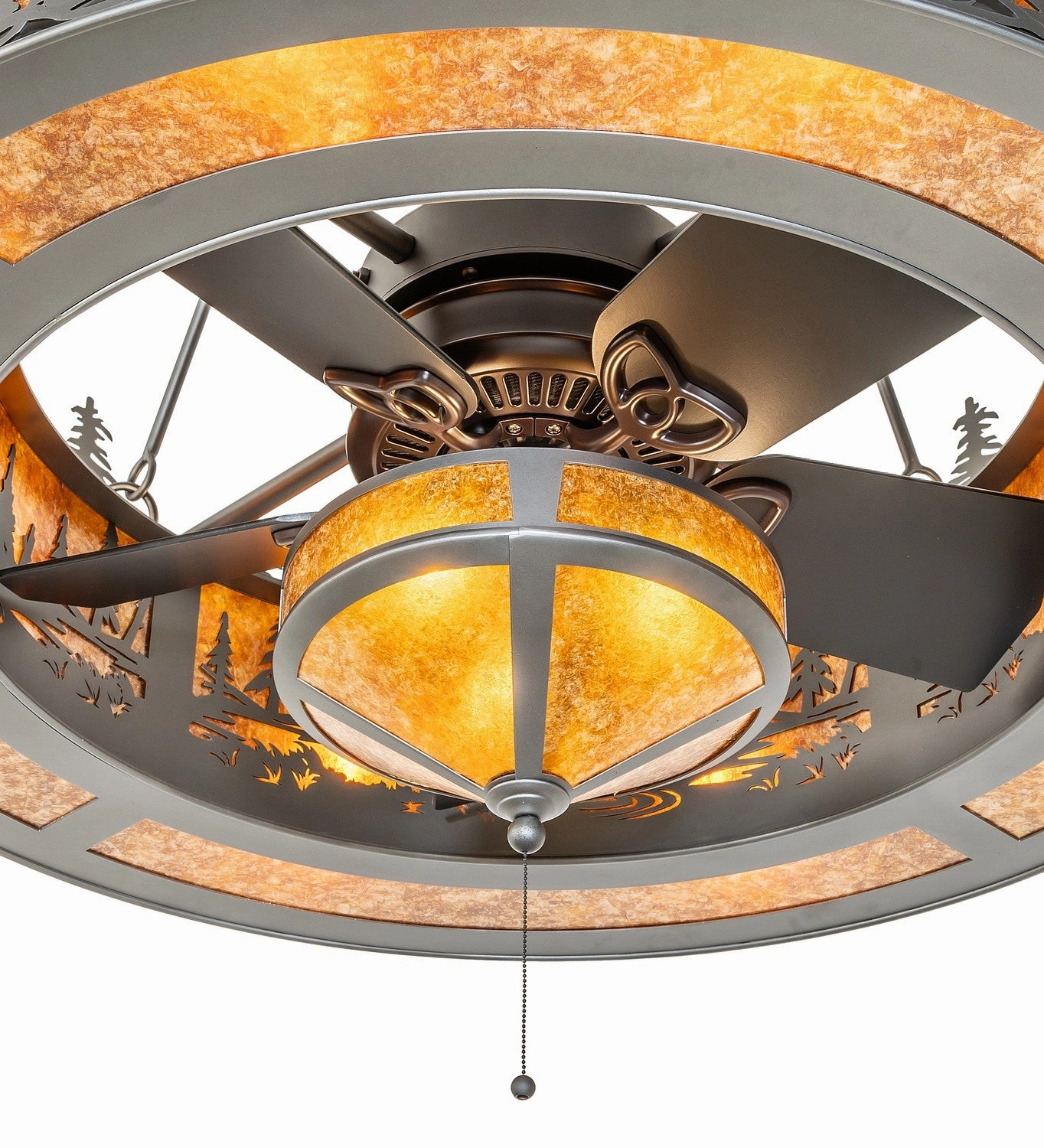 Tall Pines 11 Light Chandel-Air Fandeliers at discount prices