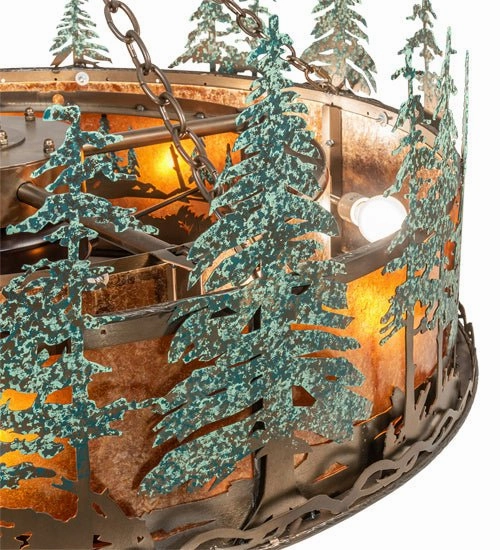 Tall Pines 12 Light Chandel-Air Fandeliers at discount prices