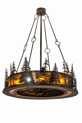 Tall Pines 12 Light Chandel-Air Fandeliers FANS on sale now