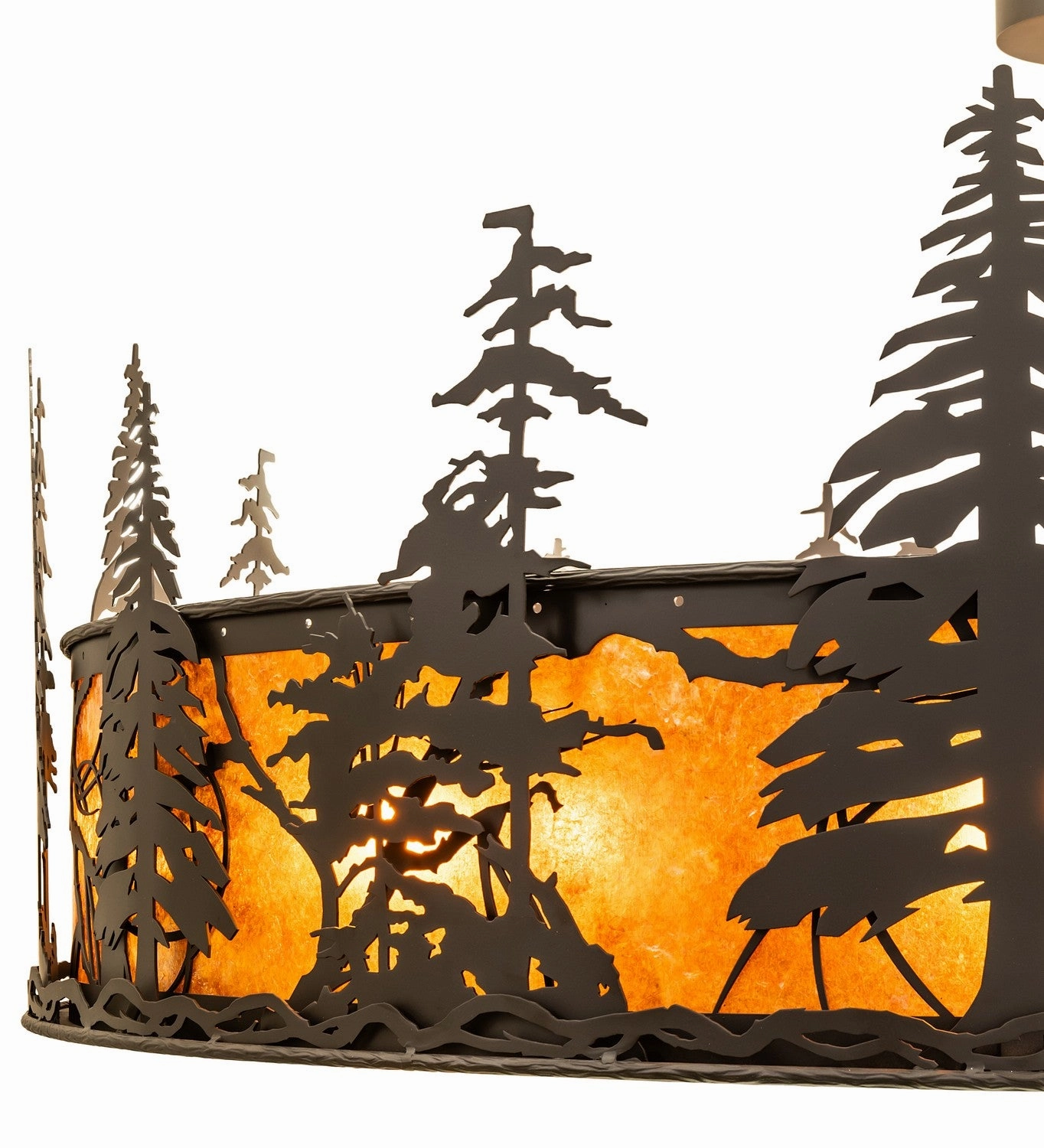 Tall Pines 15 Light Chandel-Air Oil Rubbed Bronze Fandeliers at discount prices