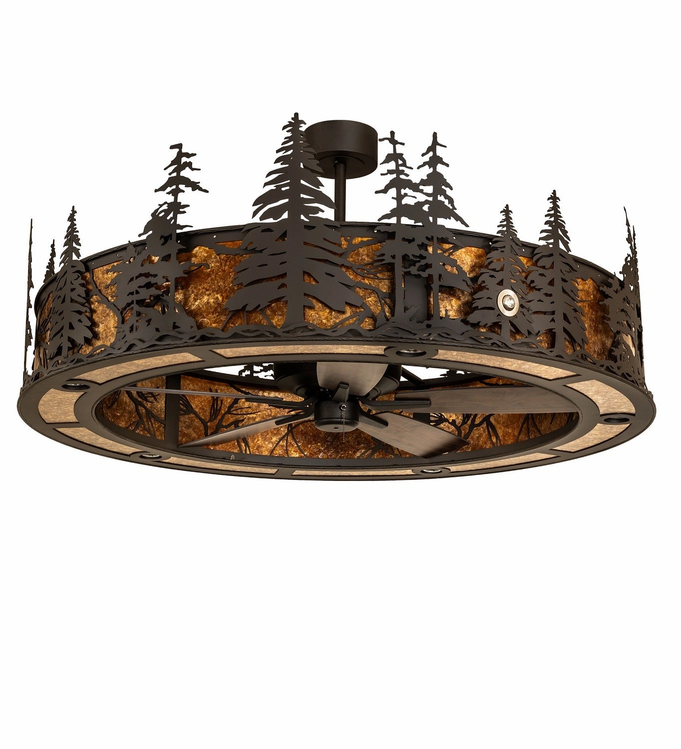 Tall Pines 15 Light Chandel-Air Oil Rubbed Bronze Fandeliers at discount prices