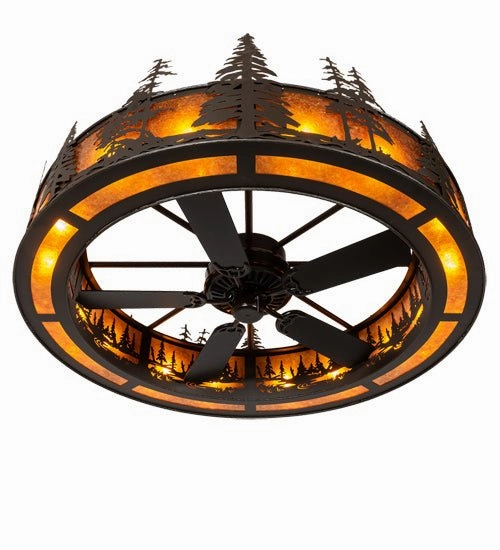 Tall Pines 16 Light Chandel-Air Fandeliers at discount prices