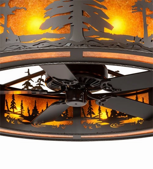 Tall Pines 16 Light Chandel-Air Fandeliers at discount prices