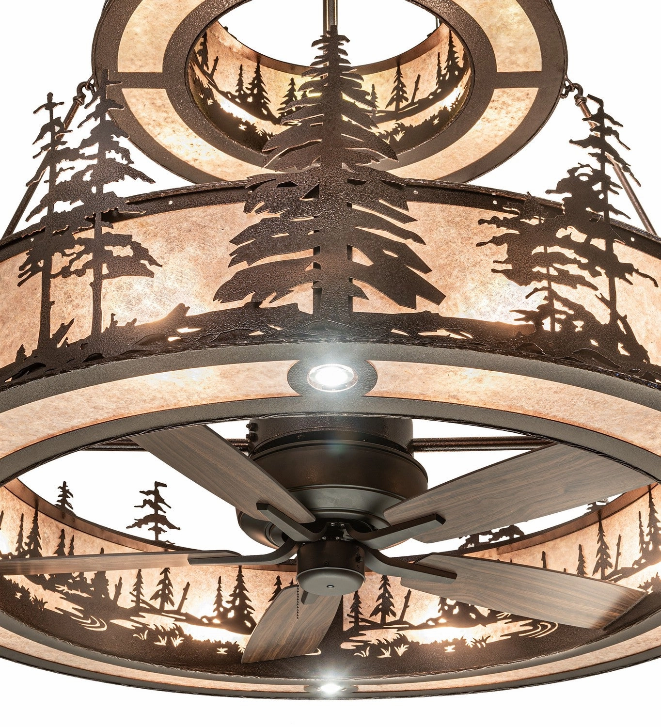 Tall Pines 16 Light Chandel-Air Fandeliers at discount prices