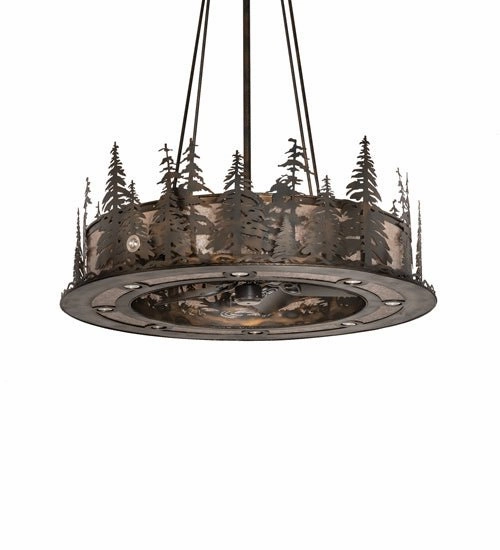 Tall Pines 20 Light Chandel-Air Fandeliers at discount prices