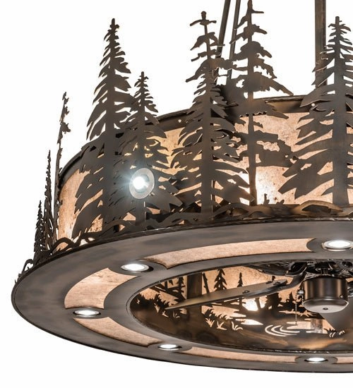 Tall Pines 20 Light Chandel-Air Fandeliers at discount prices