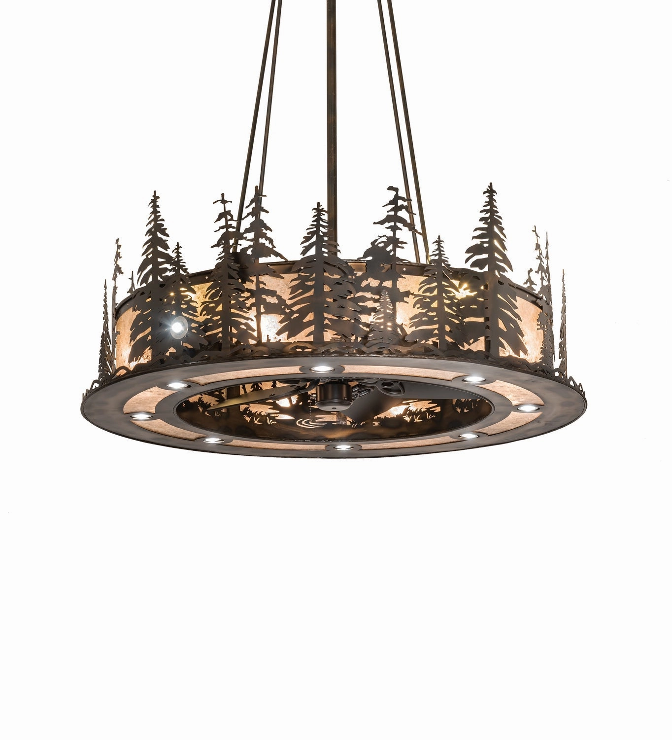 Tall Pines 20 Light Chandel-Air Fandeliers FANS on sale now