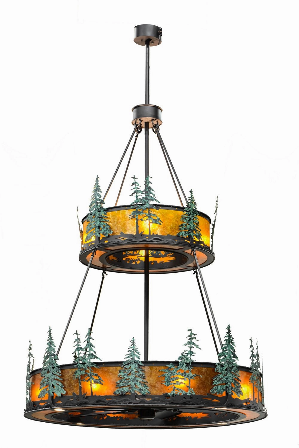 Tall Pines 20 Light Chandel-Air Fandeliers FANS on sale now