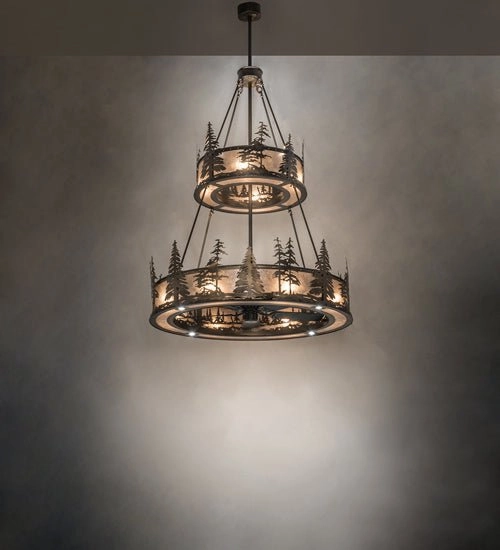 Tall Pines 20 Light Chandel-Air Fandeliers at discount prices