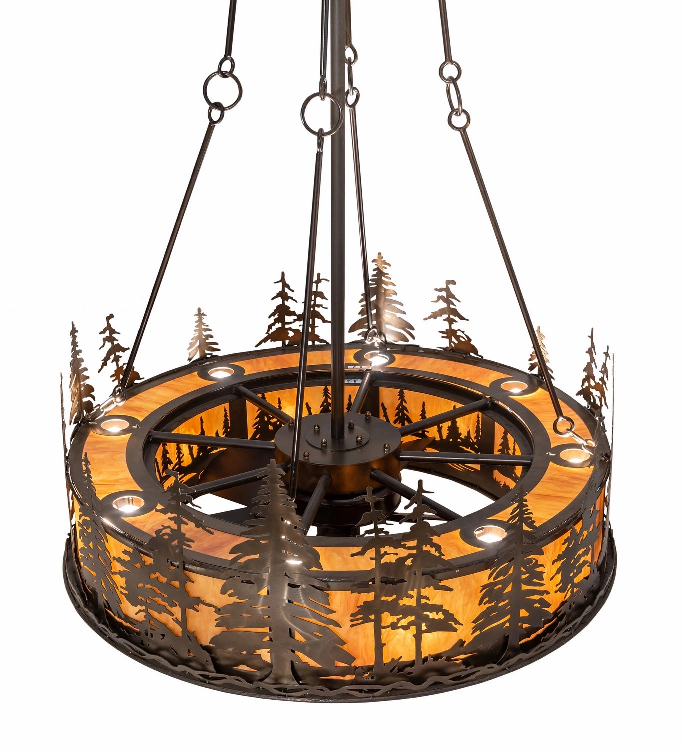 Tall Pines 24 Light Chandel-Air Fandeliers at discount prices