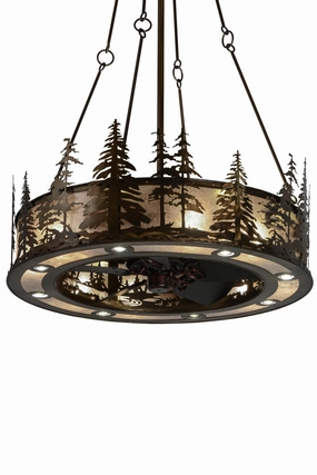 Tall Pines 24 Light Chandel-Air Fandeliers FANS on sale now