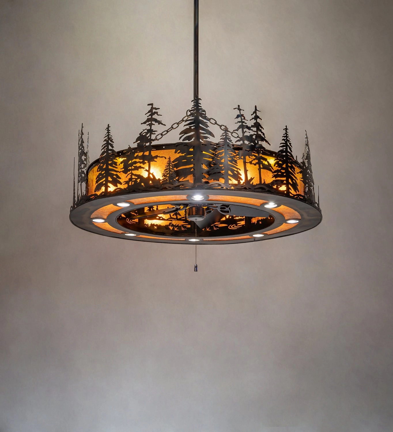 Tall Pines 24 Light Chandel-Air Fandeliers at discount prices