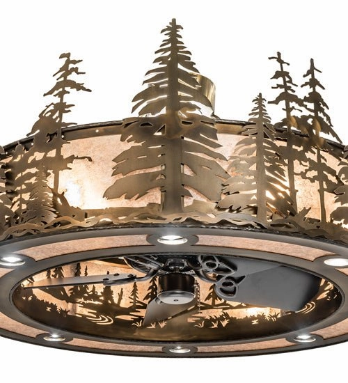 Tall Pines 24 Light Chandel-Air Fandeliers at discount prices