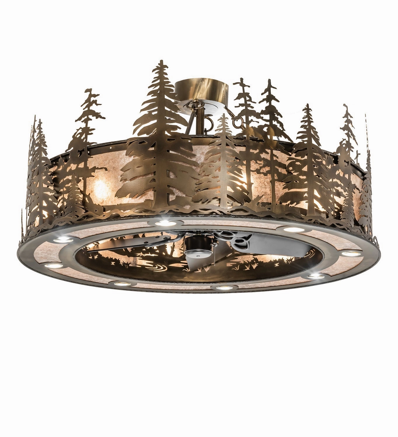Tall Pines 24 Light Chandel-Air Fandeliers FANS on sale now
