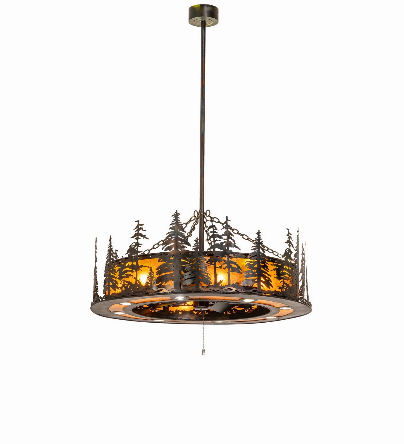 Tall Pines 24 Light Chandel-Air Fandeliers at discount prices