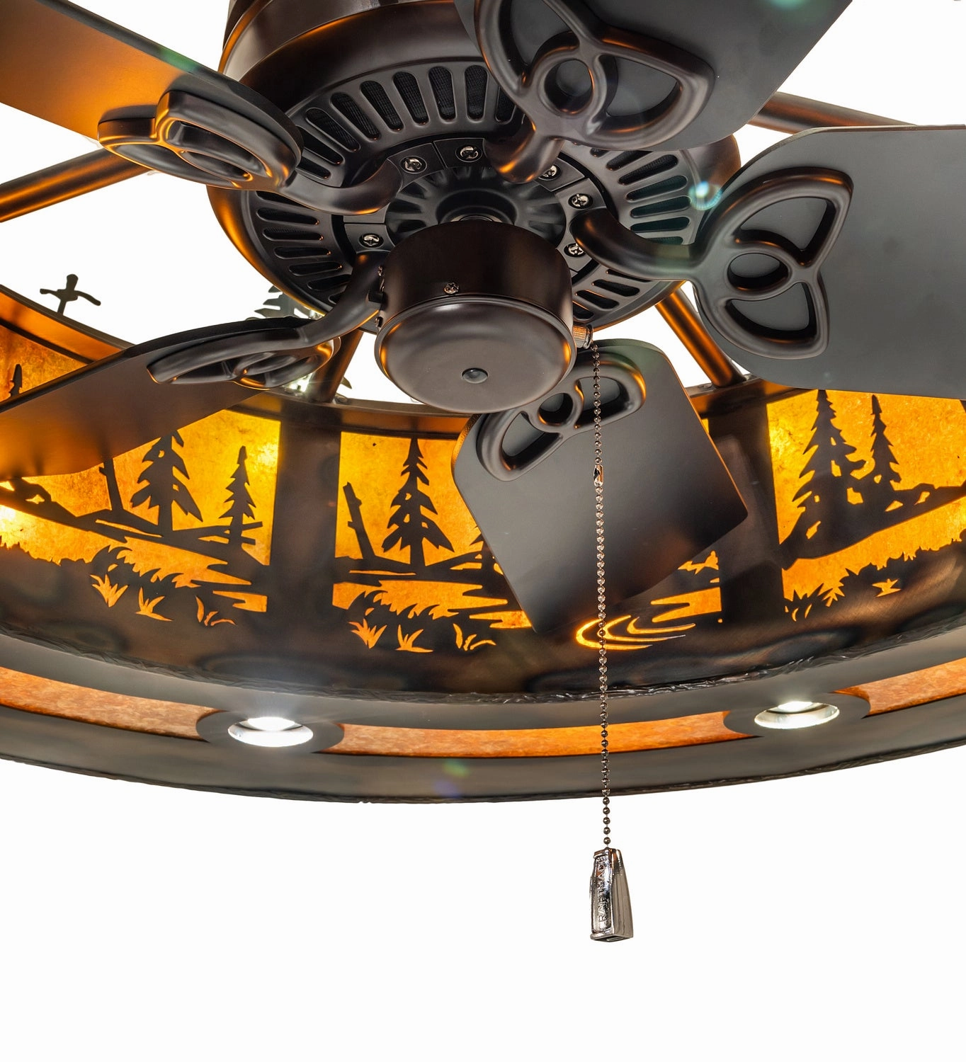 Tall Pines 24 Light Chandel-Air Fandeliers at discount prices