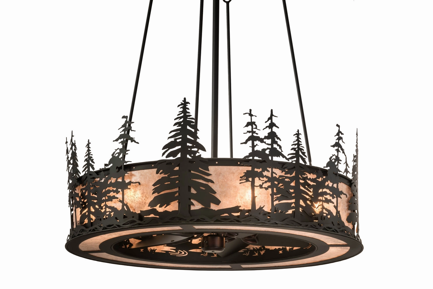 Tall Pines Eight Light Chandel-Air Fandeliers FANS on sale now