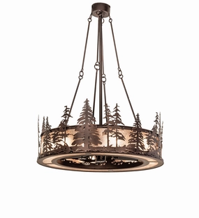Tall Pines Eight Light Chandel-Air Fandeliers FANS on sale now