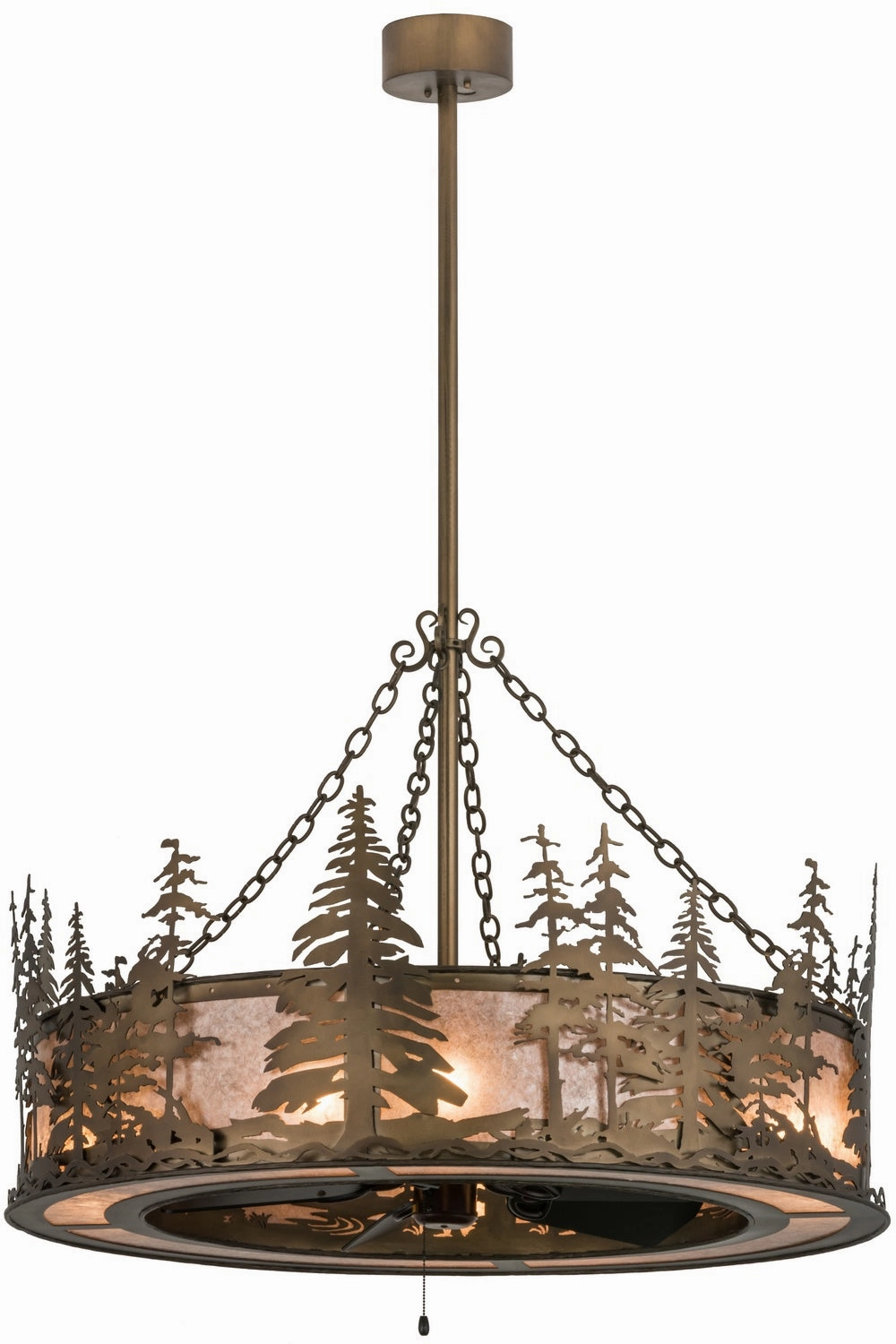 Tall Pines Eight Light Chandel-Air Fandeliers FANS on sale now