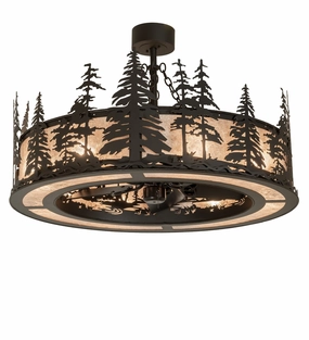 Tall Pines Eight Light Chandel-Air Oil Rubbed Bronze Large Fans FANS best price