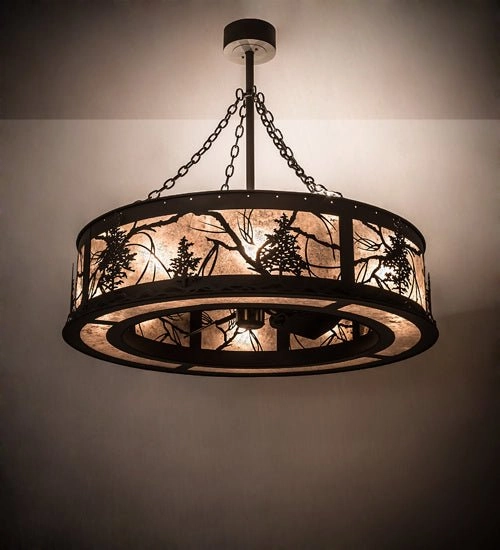 Tamarack 16 Light Chandel-Air Fandeliers at discount prices