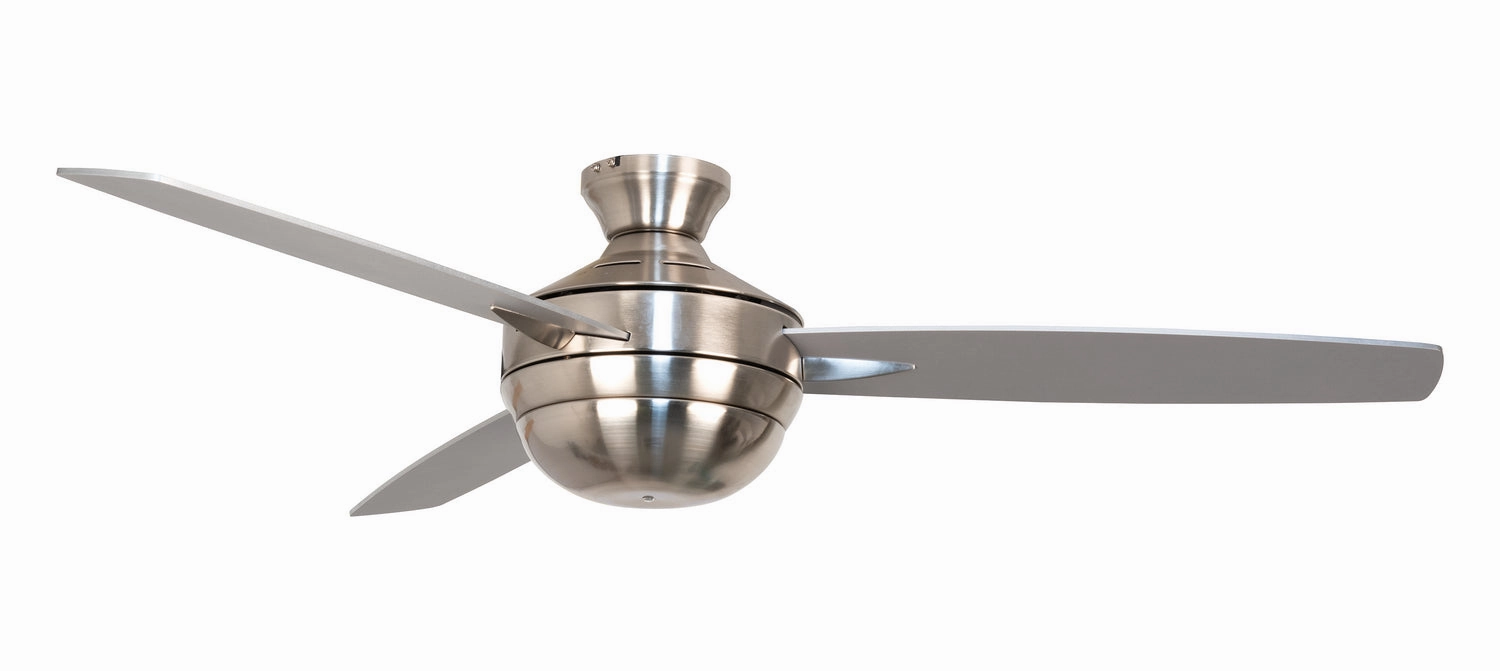 Targas 52" 52"Ceiling Fan Brushed Polished Nickel Huggers Fans clearance outlet