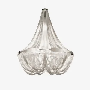 Tassel Aluminum Chain Chandelier Discount Lighting for Bedrooms